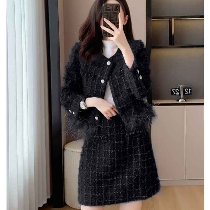 セットアップ ジャケット コートトップス スカート スーツ 上下セット 2点セット 長袖 レディース ミニ丈 ショート丈 シンプル あったか ビジネス オフィス カジュアル デート 奇麗め 上品 お洒落 二次会 結婚式 お呼ばれ 女子会 通勤