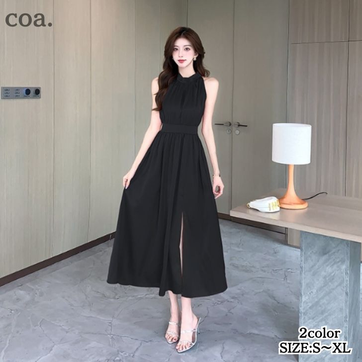 ワンピースドレスレディースロングワ...