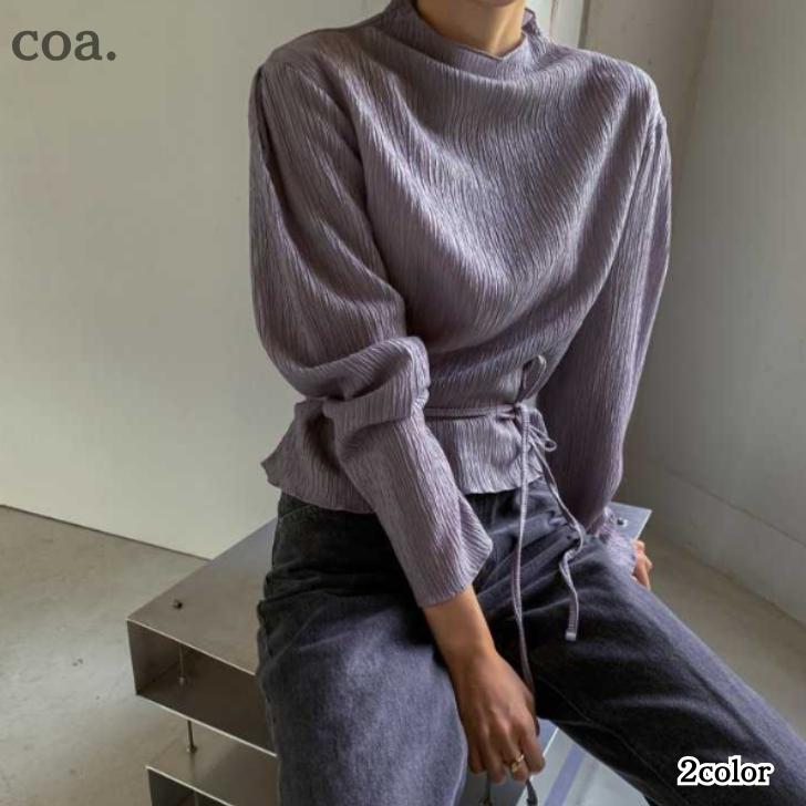 Rakuten - シャツ Tシャツ ロンT 無地 カジュアル 長袖 長袖シャツ トップス ハイネック レディース 大人 きれいめ 上品 エレガント クール 通勤 デート 女子会 可愛い