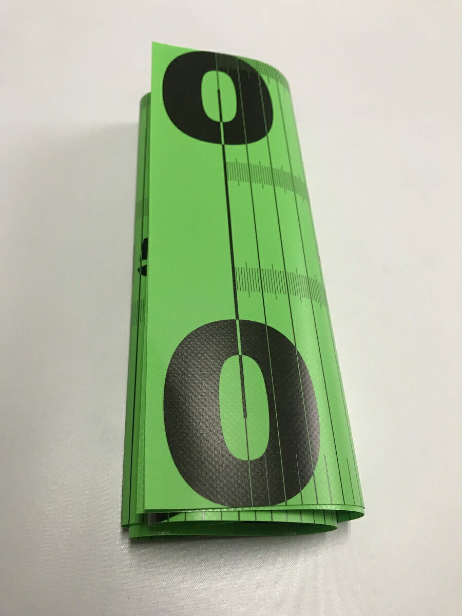 魚 メジャー シート テント地で丈夫。 コンパクト! 釣り 600mm×200mm 黄緑×黒 ワイドメジャー通販格安セール情報 楽天 通販