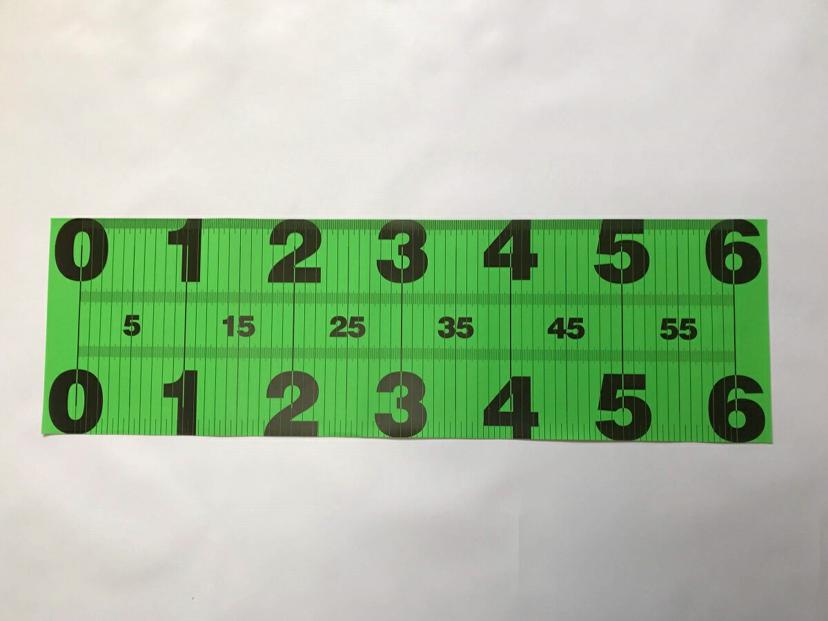 魚 メジャー シート テント地で丈夫。 コンパクト! 釣り 600mm×200mm 黄緑×黒 ワイドメジャー通販格安セール情報 楽天 通販