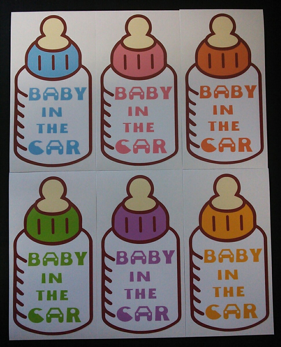 BABY IN THE CAR �٥ӡ����󥶥����������롡�ѿ塡���ƥå����������եƥ����ƥå��� ���å����ƥå��� �Ҷ� �� �����뤫�襤�� �������ƥå��� �������å�