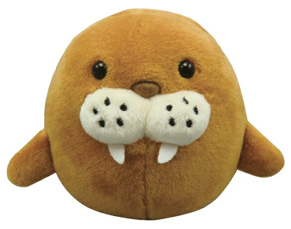 セイウチ　もちもち　お手玉　ぬいぐるみ 動物 アニマル プレゼント プチギフト お誕生日 おでかけ　ぬい撮り おうち水族館　サンレモンウイング　リトルマリンのサムネイル