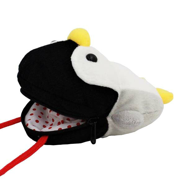 ペンギン　ポシェット　ぬいぐるみ 動物 アニマル プレゼント プチギフト お誕生日...
