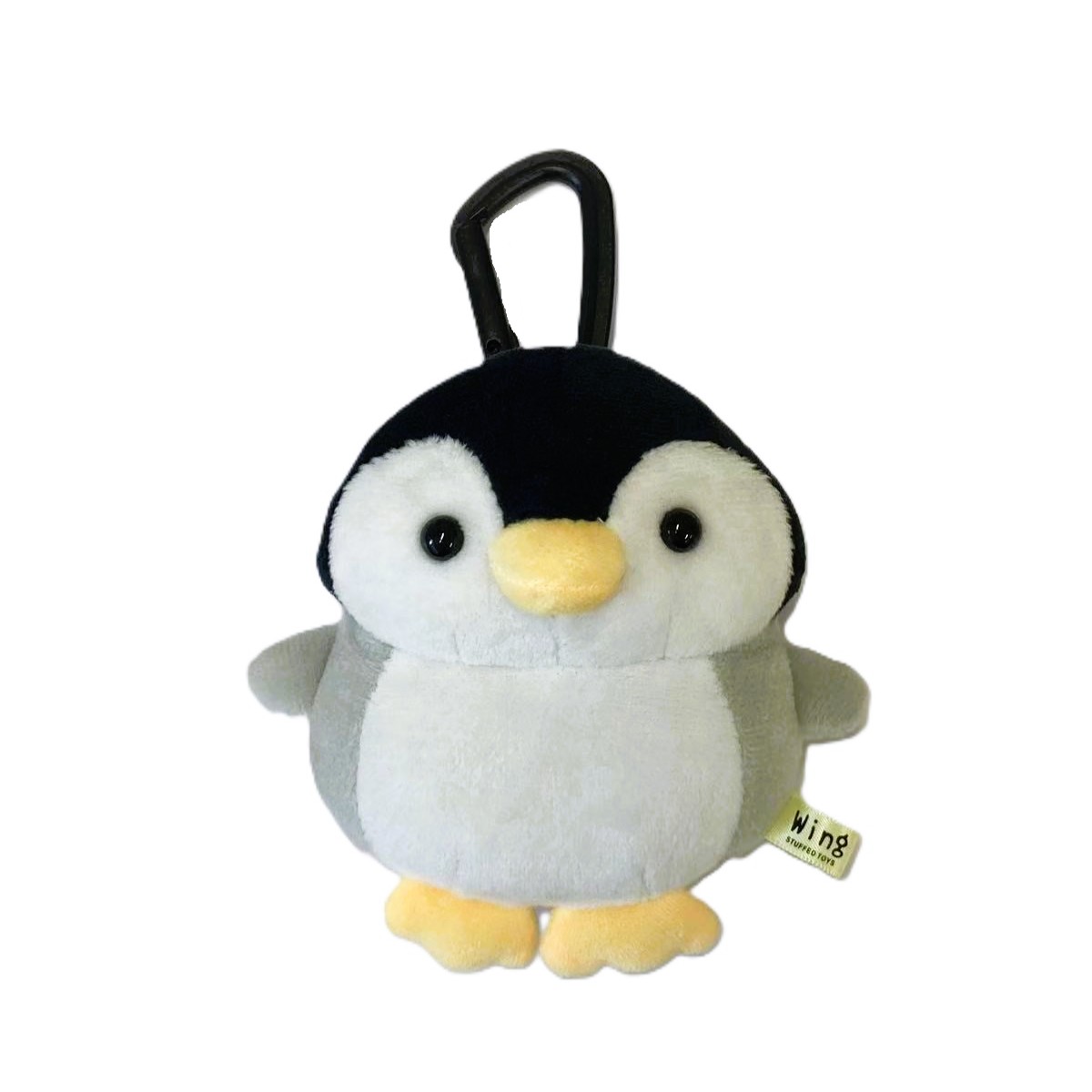樂天商城 - ペンギン　ミニポーチ　カラビナ付き　ぬいぐるみポーチ　リュック　バッグ　高校生　中学生　通学