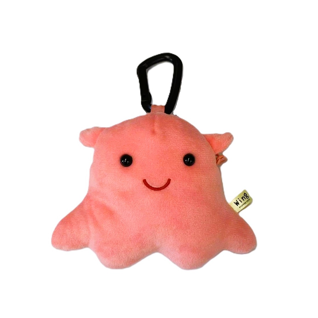 樂天商城 - メンダコ　ミニポーチ　カラビナ付き　ぬいぐるみポーチ　リュック　バッグ　高校生　中学生　通学