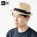 ニューエラ The Trilby グログランバンド ナチュラルペーパーロープ シルバーピン NEW ERA 中折れハット 帽子 メンズ レディース