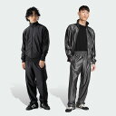 アディダス 光沢 ジャージ 上下組 ファイヤーバード メタリック トラックトップ I8613 トラックパンツ R1097 adidas originals メンズ トラックジャケット