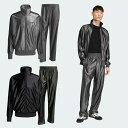 アディダス 光沢 ジャージ 上下組 ファイヤーバード メタリック トラックトップ I8613 トラックパンツ R1097 adidas originals メン...