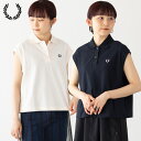 フレッドペリー スリーブレス ピケ シャツ FRED PERRY G9185 ポロシャツ レディース