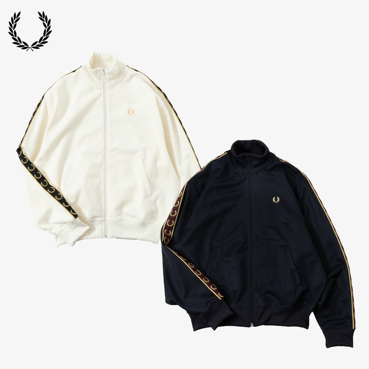 フレッドペリー FRED PERRY ジャージ テープド トラックジャケット J9100 レディース トラックトップ