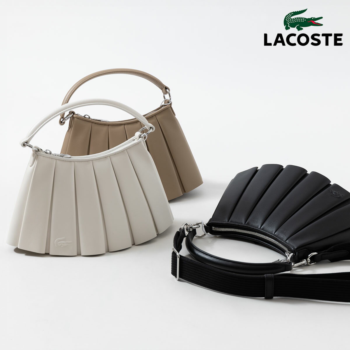 ラコステ LACOSTE ランラン レザーショルダーバッグ NU5011DP レディース ハンドバッグ