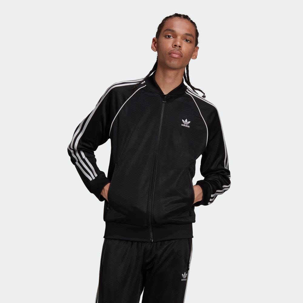 アディダス スーパースター ハイシャイン 光沢 トラックジャケット adidas Origina...
