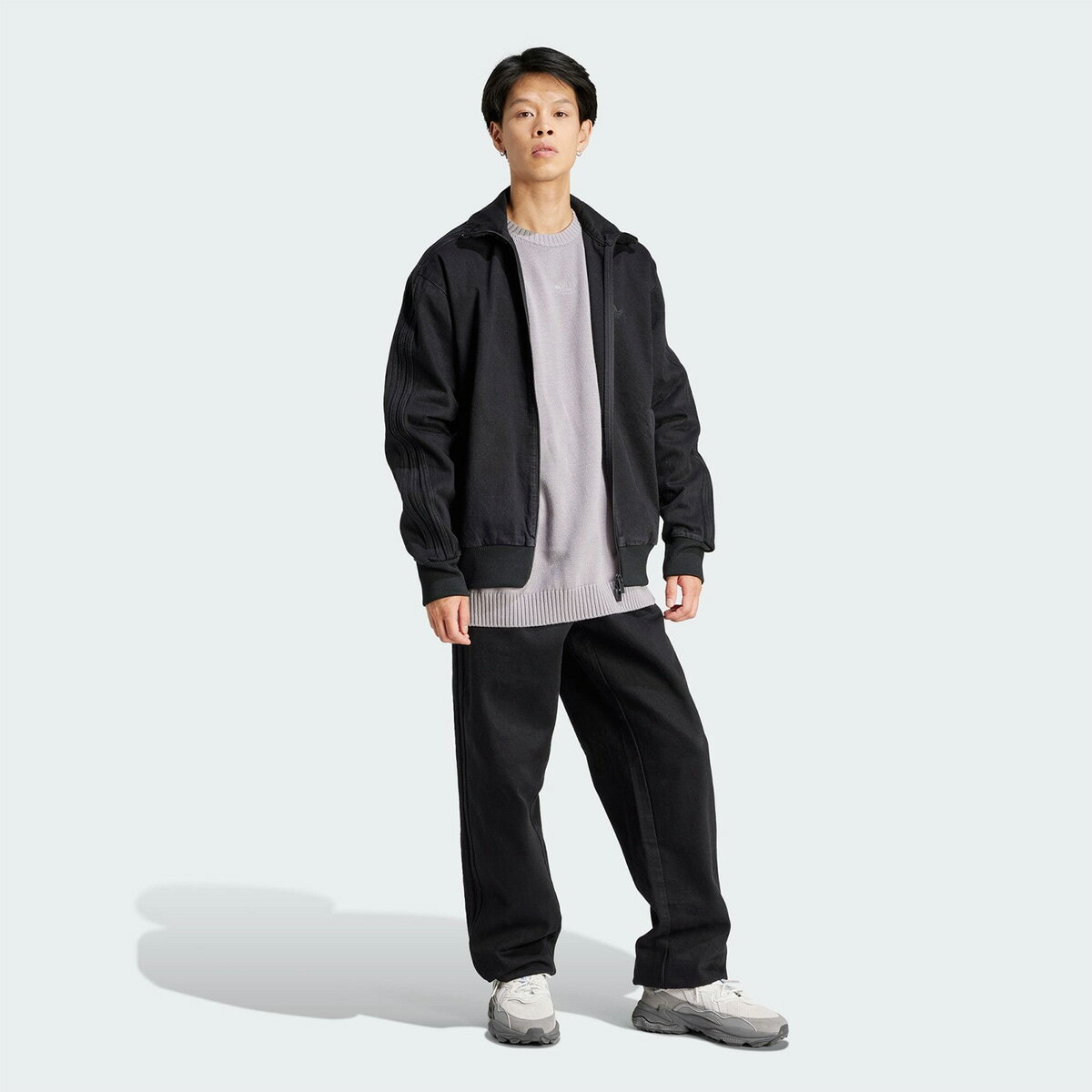 アディダスオリジナルス プレミアムデニム ファイヤーバード 上下組 adidas Originals トラックトップ KNZ55 トラックパンツ KNZ66