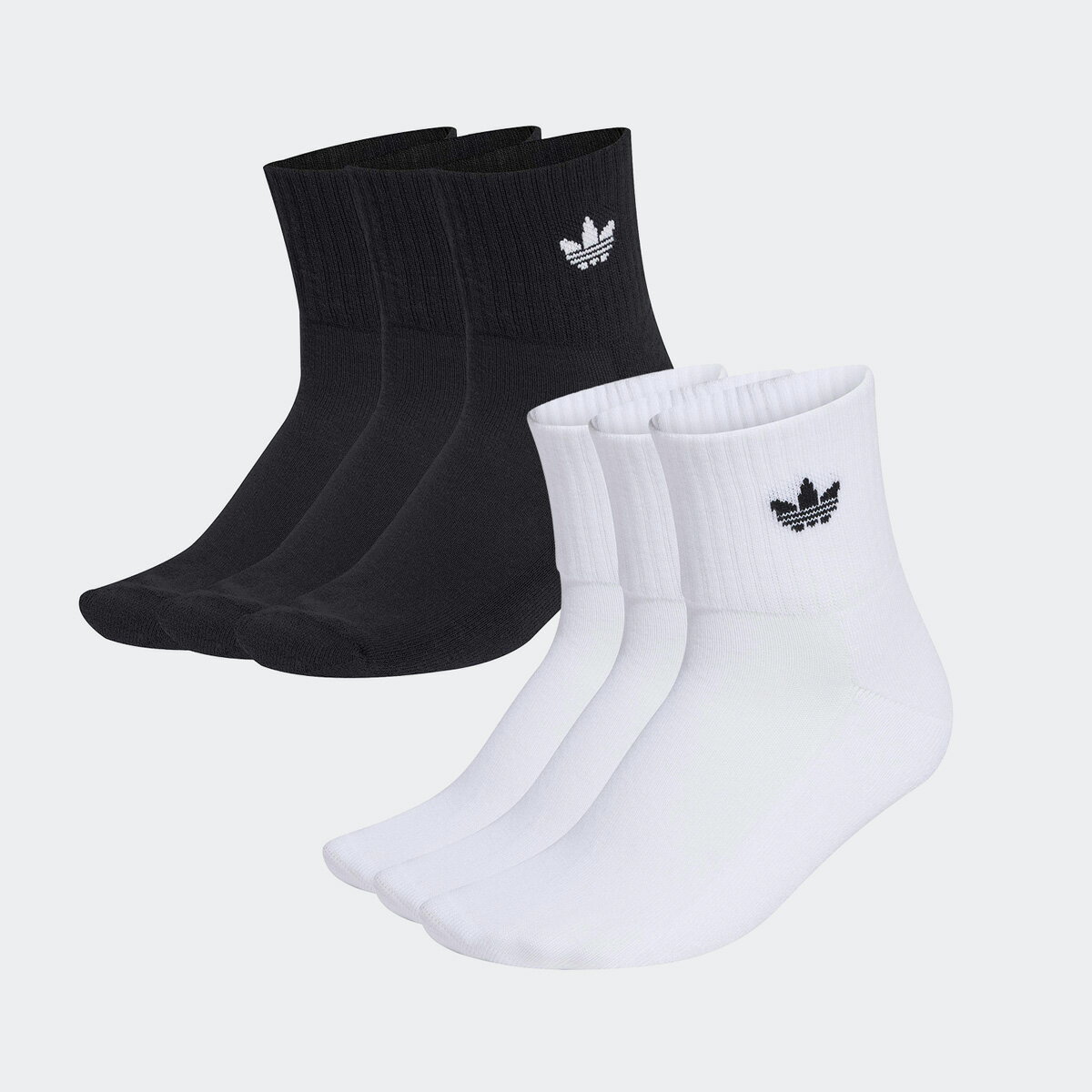 アディダス 靴下 ミッドアンクルソックス adidas originals CC821 メンズ レディース ショートソックス 3足組 ネコポス配送