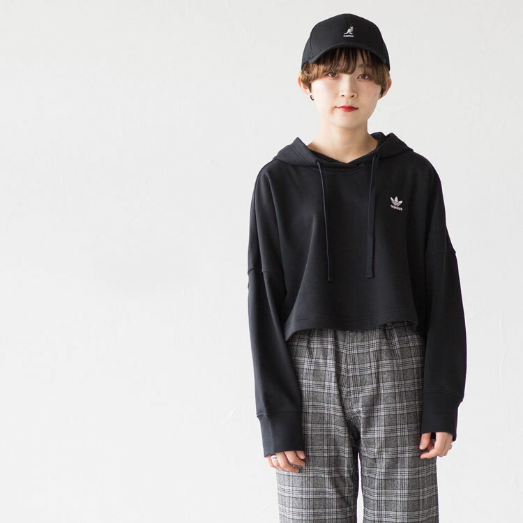 【スーパーSALE40%OFF】2XOTのみ レディース アディダス オリジナルス SC クロップド フーディー FIW78 DH2759