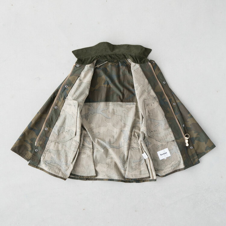 【30%OFF】バブアー ビデイル SL カモ コットンナイロン ジャケット ノーオイル SMB0106 GN91
