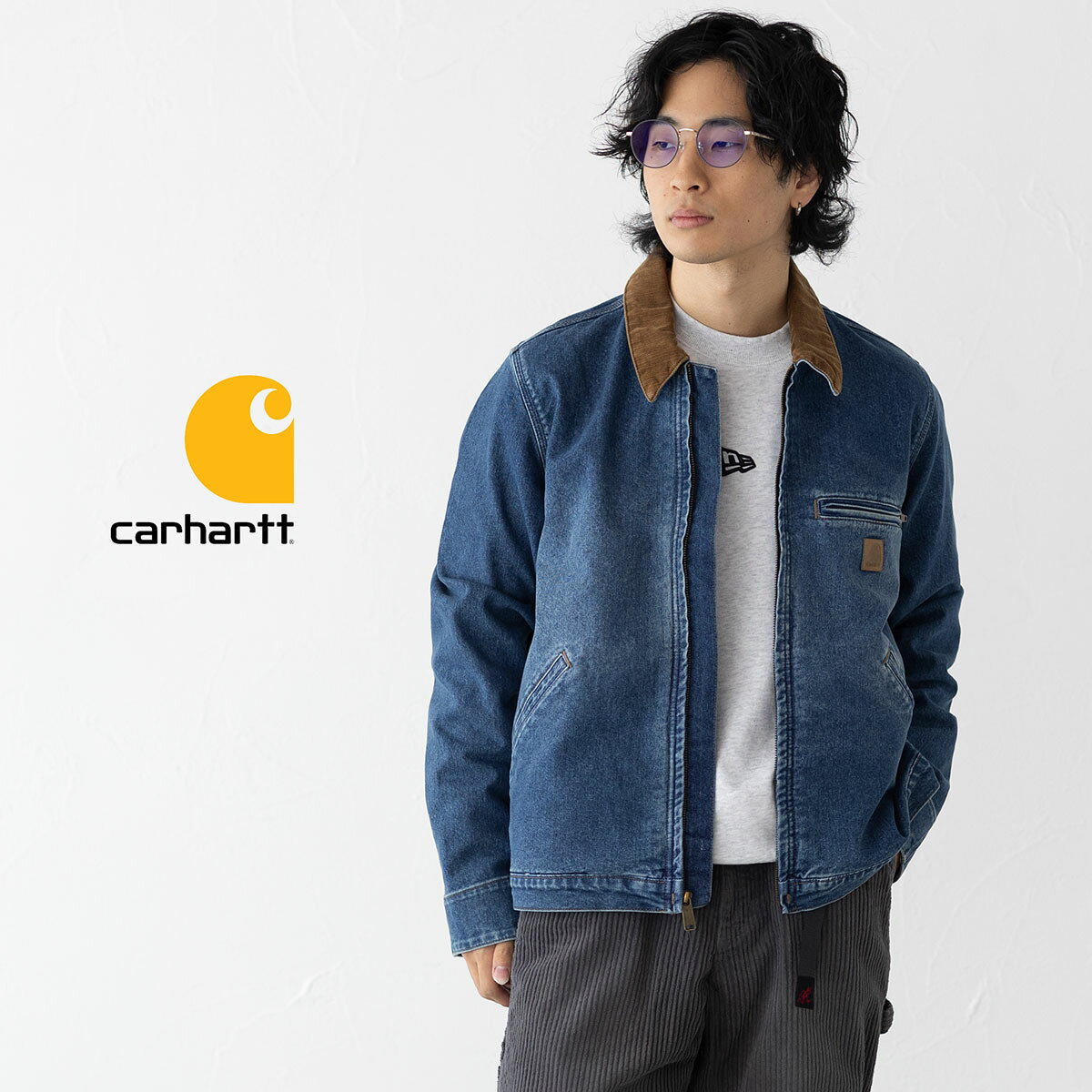 楽天市場】カーハート デトロイトジャケット（カラーブルー）の通販