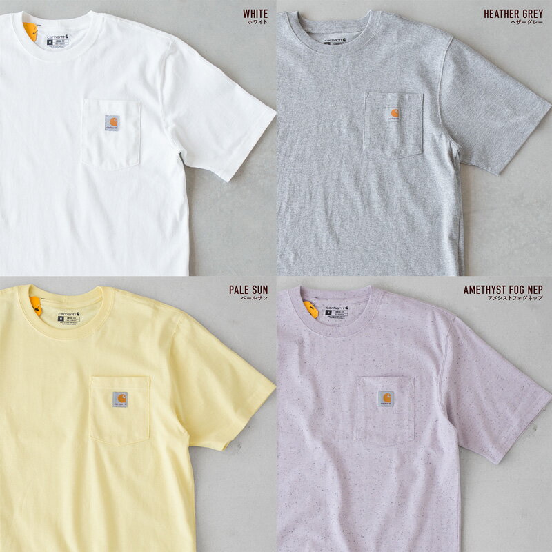 カーハート Tシャツ ポケット付き ヘビーウエイト ルーズフィット K87 [ネコポス可]