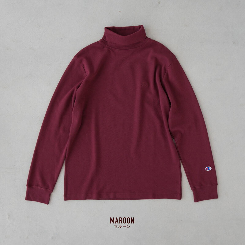 チャンピオン ベーシック タートル ネック ロング スリーブ Tシャツ C3-Y435/C3-S403 メンズ