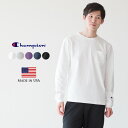 チャンピオン T1011 ポケット ロングスリーブ Tシャツ C5-P401 アメリカ製 長袖