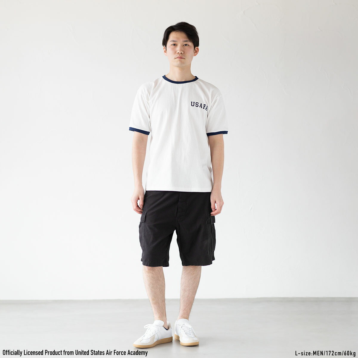 チャンピオン USAFA プリーブ リンガー Tシャツ Champion C3-X336 トゥルートゥー...