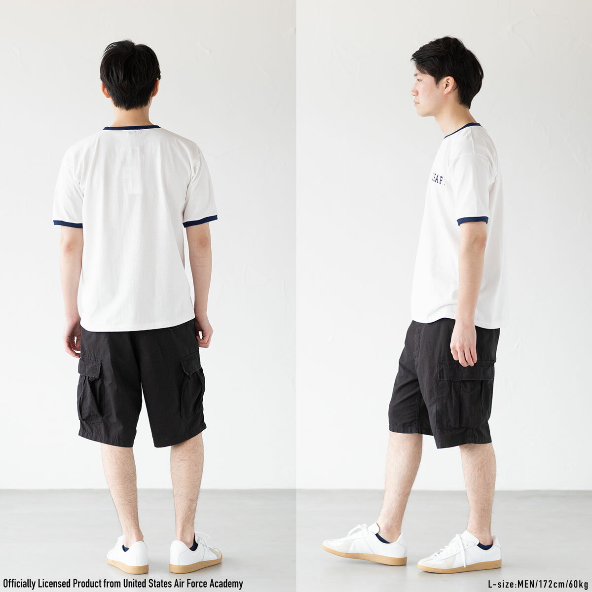 チャンピオン USAFA プリーブ リンガー Tシャツ Champion C3-X336 トゥルートゥー...