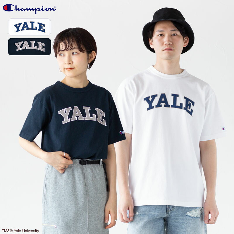 Rakuten - チャンピオン T1011 イェール大学公認 Tシャツ Champion C5-Z302 メンズ カレッジプリント アメリカ製 半袖 [ネコポス配送]