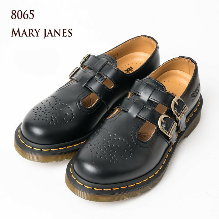 ドクターマーチン 8065 メリージェーン Dr.Martens MARY JANE 12916001 レディース ストラップ シューズ