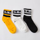  ドクターマーチン ショート ソックス アスレティック 3パック Dr.Martens 靴下  メンズ レディース