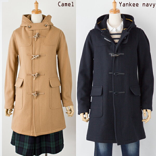 WOMENS 24oz LONG DUFFLE COAT ヤンキーネイビー（2/3）
