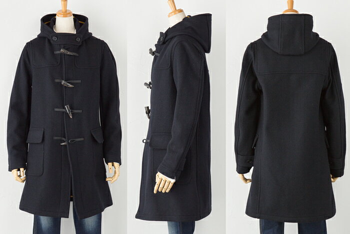 WOMENS 24oz LONG DUFFLE COAT ヤンキーネイビー（3/3）