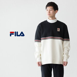 フィラ スウェットシャツ US企画 FILA Asha Crew LM23C725 アシャ クルーネック メンズ