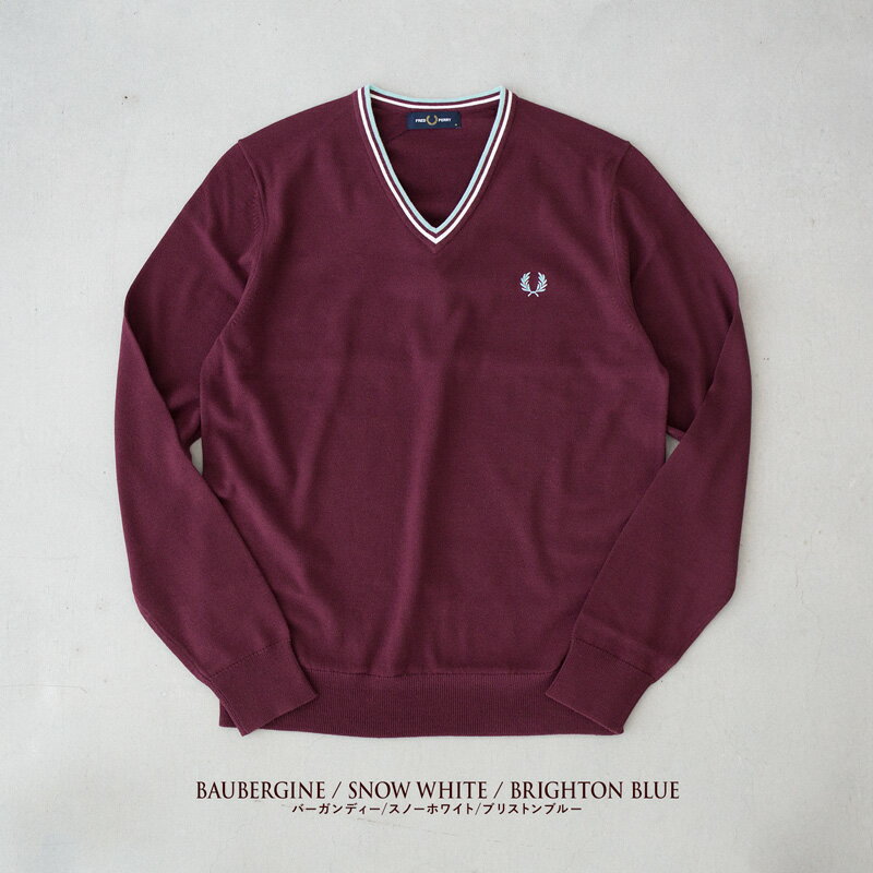 FREDPERRY（フレッドペリー）『クラシックVネックセーター』