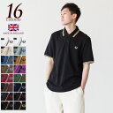 [限定46サイズあり] フレッドペリー ポロシャツ M12/M12N 新色＆定番カラー 英国製 メンズ ラインポロ 大きいサイズ メンズ3L