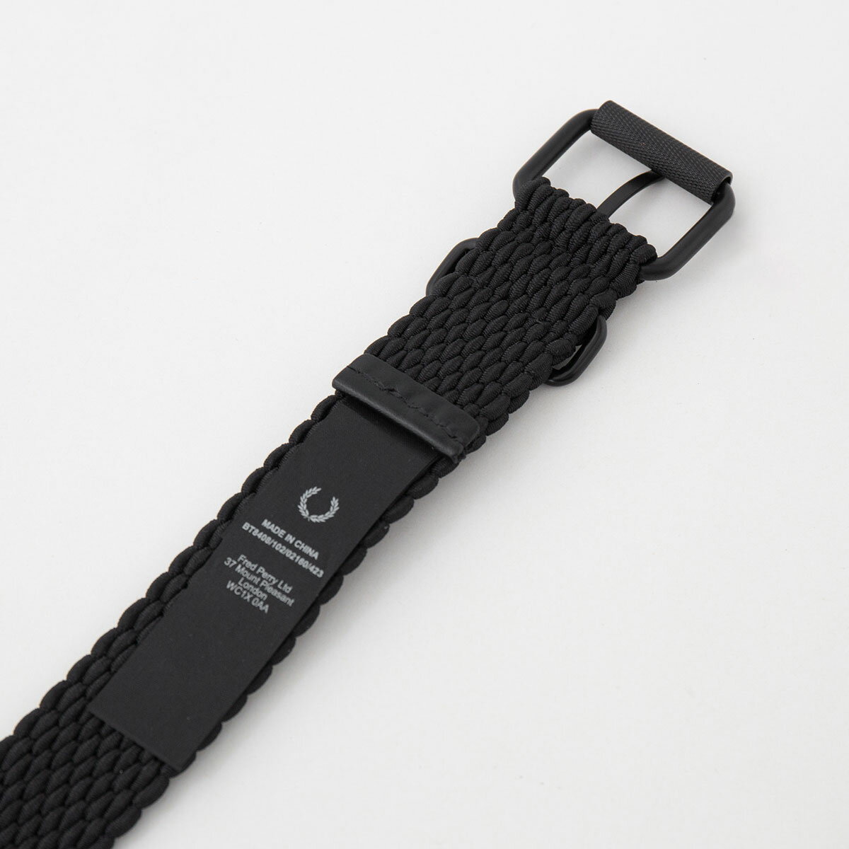 フレッドペリー ウーブン メッシュ ベルト FRED PERRY BT8408 無段階調整