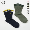 フレッドペリー 靴下 メンズ フレッドペリー ティップド ショート ソックス 一足組 FRED PERRY F19998 メンズ レディース 靴下 [クロネコゆうパケット可/3点まで]