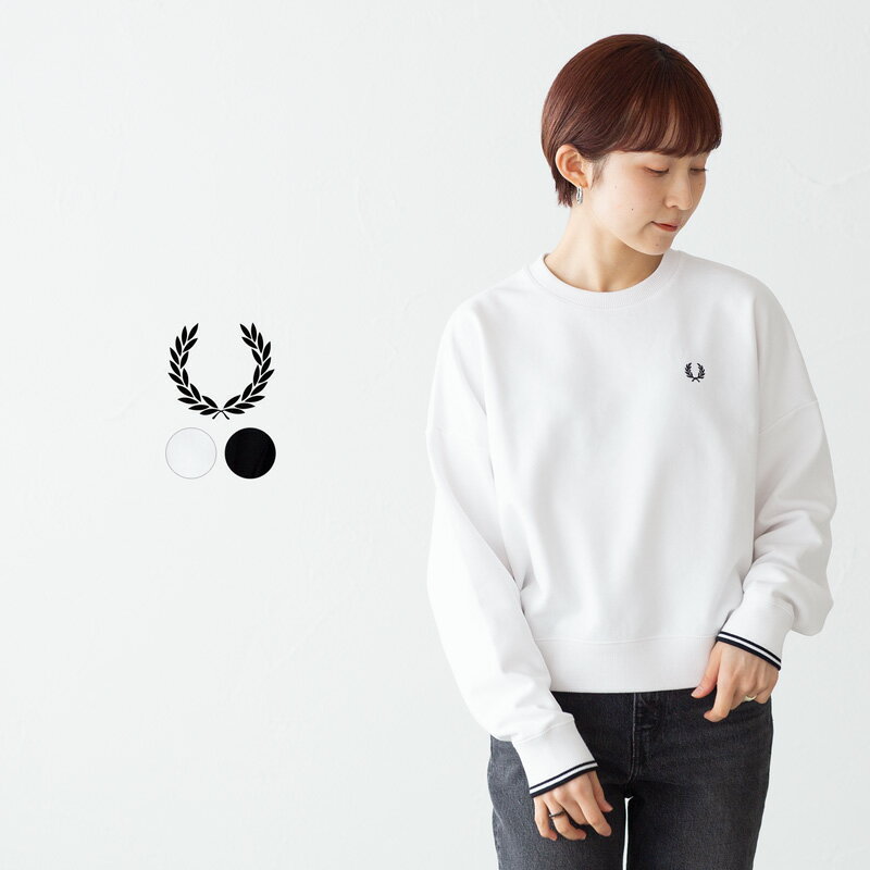 フレッドペリー FRED PERRY ティップド スウェットシャツ G5135 レディース