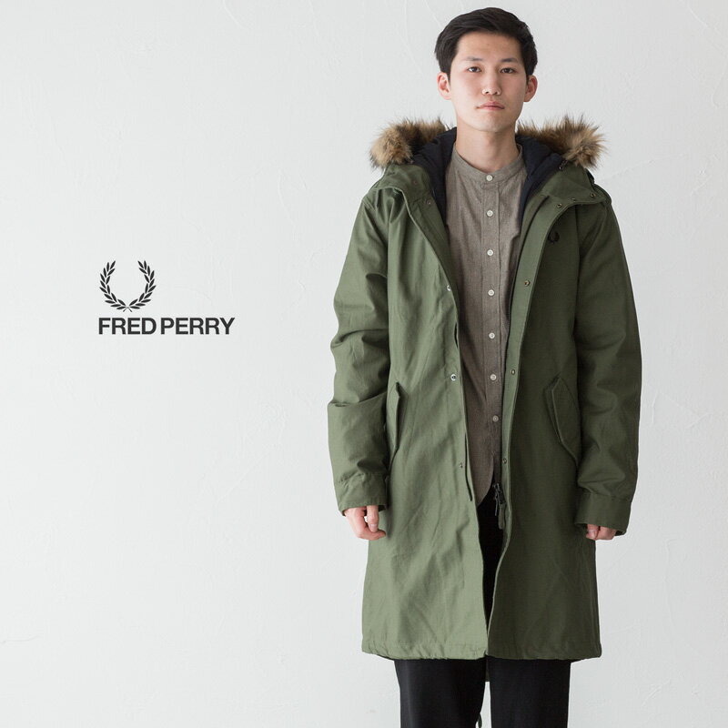 フレッドペリー ジャケット メンズ フレッドペリー モッズコート J4569 メンズ フィッシュテール パーカー FRED PERRY モッズパーカー