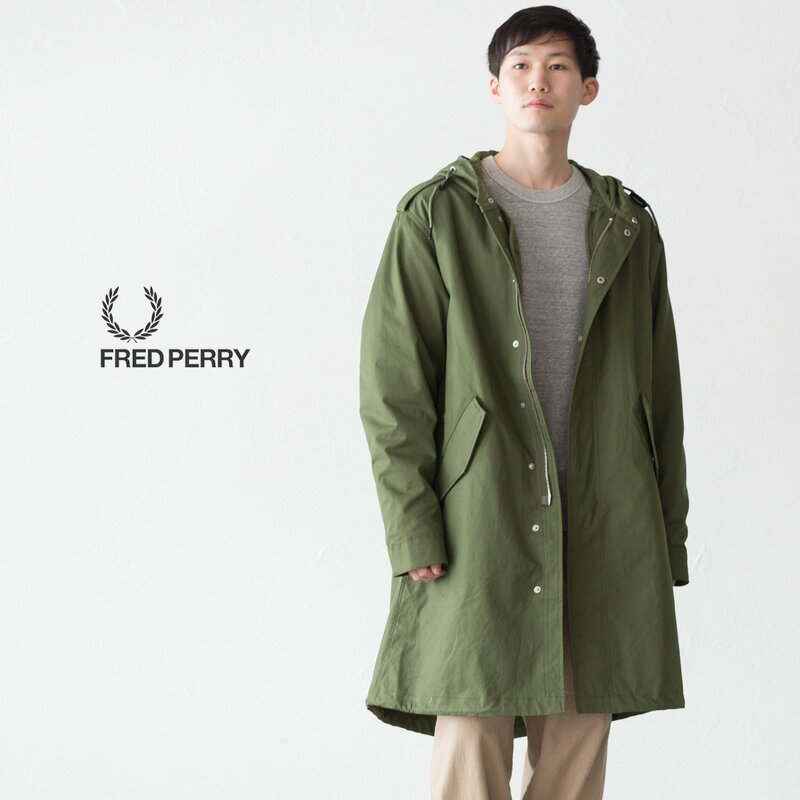 フレッドペリー ジャケット メンズ フレッドペリー モッズコート FRED PERRY デタッチャブル ライナー パーカー ジャケット J4583 メンズ