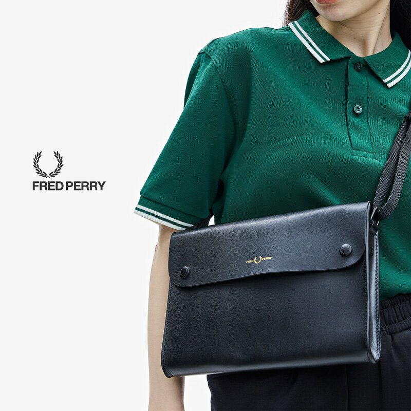 フレッドペリー バーニッシュド レザー サコッシュ バッグ FRED PERRY L4330 メンズ レディース ミニショルダーバッグ