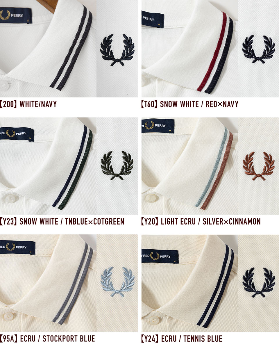 フレッドペリー ポロシャツ M3600 ティップラインポロ FRED PERRY メンズ レディース ユニセックス ツインティップド 鹿の子 coc-10002133 ココチヤ サンプル画像2