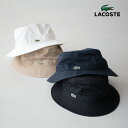 ラコステ サファリハット メンズ レディース 帽子 LACOSTE [クロネコゆうパケット可]