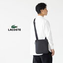 ラコステ シャンタコ マットピケ レザー フラットジップバッグ NH2815CE ショルダーバッグ(4)