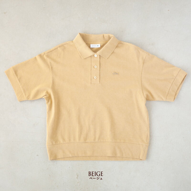 楽天市場】ポロシャツ(カラーベージュ)(トップス|レディース 楽天市場】ポロシャツ(カラーベージュ)(トップス|レディース