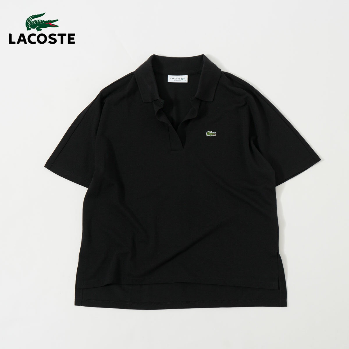 ラコステ♡ レディース ポロシャツ ブラック サイズL Amazon.co.jp: Lacoste SHIRT レディース US サイズ: EU 38 / M