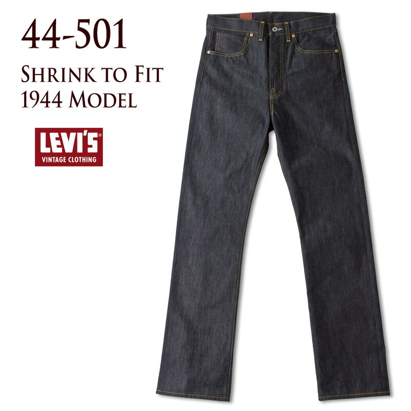 ꡼Хӥơ LVC S501XX 1944ǥ LEVI'S VINTAGE CLOTHING 44501-0072 445010072 ̤ ꥸå 󥯡ȥեå ˥󥹥ڥ 43200G 夲̵