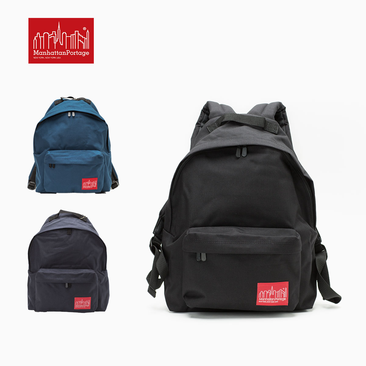 マンハッタン ポーテージ ビッグアップル バックパック MP1210 Manhattan Portage BIG APPLE BACKPACK リュック/デイパック メンズ レディース