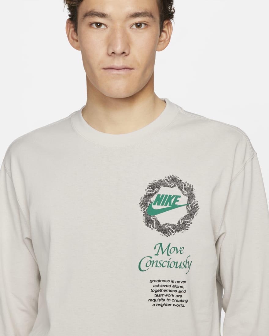 ナイキ グラフィック ロングスリーブ Tシャツ DN5141-072 メンズ サステナブル素材 [ネコポス配送] 3