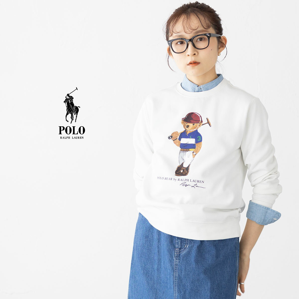 ポロベア クルーネック スウェット�